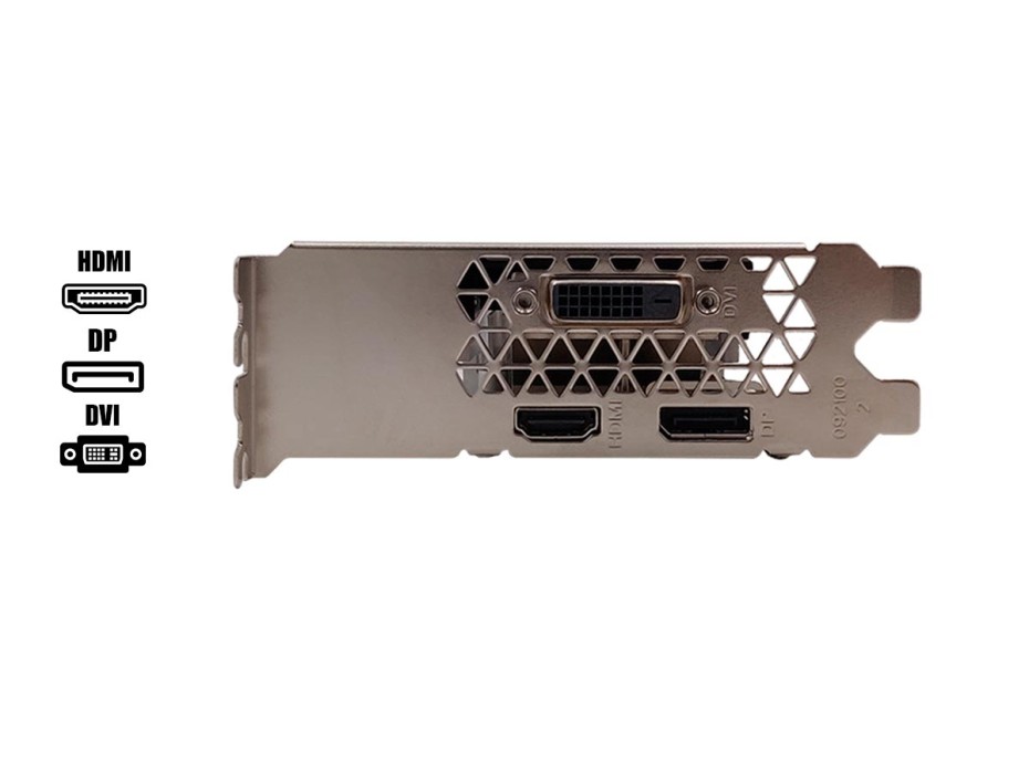 TARJETA DE VIDEO PNY GTX 1650 MINI 4GB GDDR6 GEFORCE NVIDIA 128 BITS, GRAFICO PARA VIDEOJUEGOS, 2 VENTILADORES LOW PROFILE (VCG16504DFMPB)