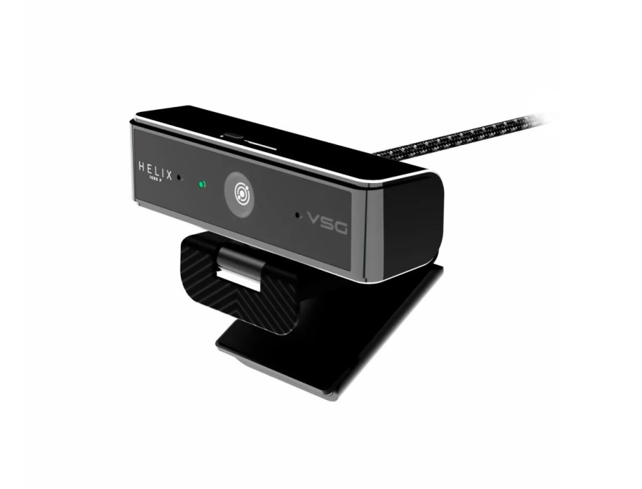 Camara Web Vsg Helix, Microfono Incorporado, Conexion Usb, Resolucion 1920 X 1080p Hd, 30 Fps, Color Negro (vg-se101-blk)