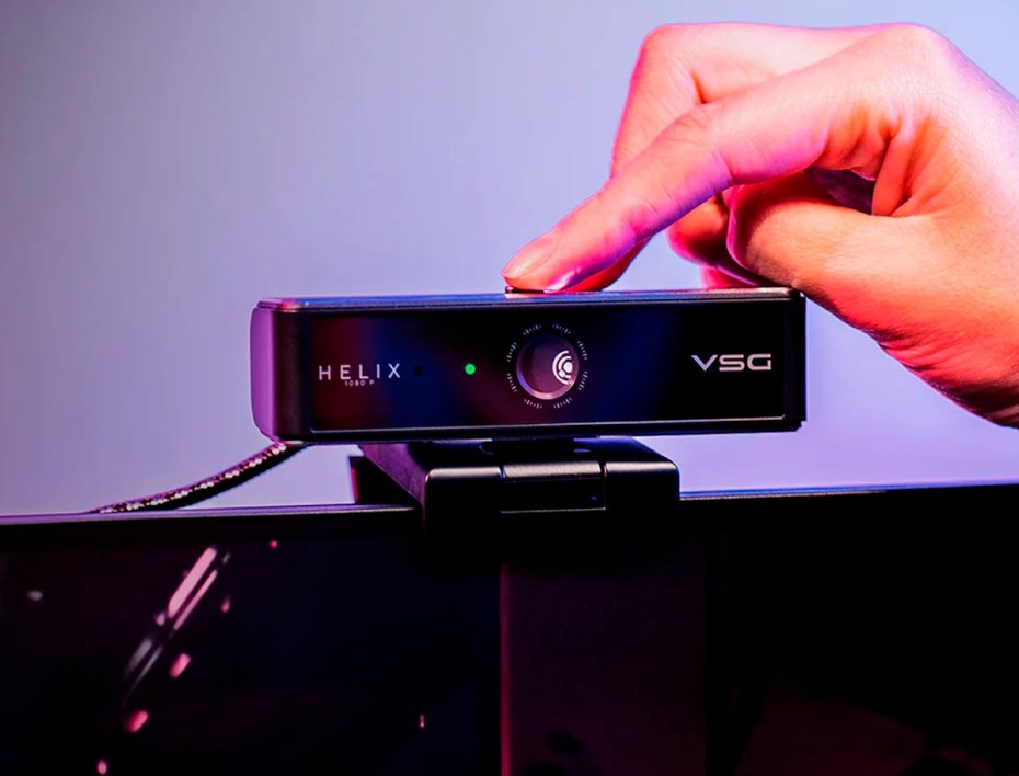 Camara Web Vsg Helix, Microfono Incorporado, Conexion Usb, Resolucion 1920 X 1080p Hd, 30 Fps, Color Negro (vg-se101-blk)