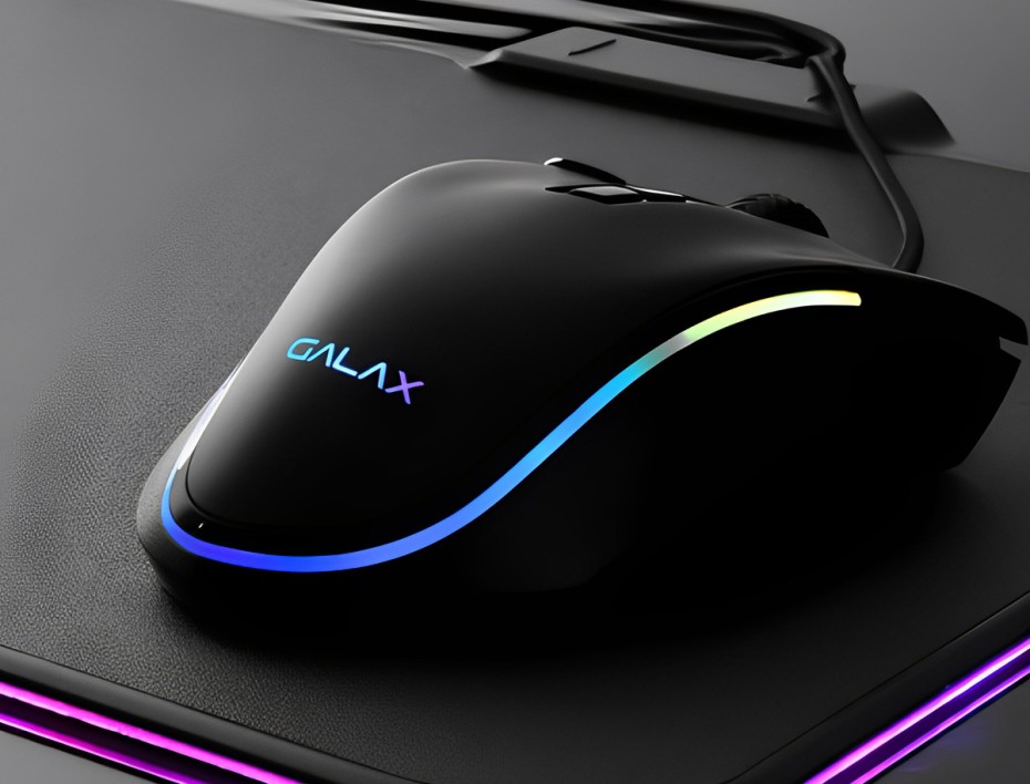 MOUSE GALAX SLIDER-01 GAMING, SENSOR HASTA 7200 DPI, ILUMINACION RGB, CON 8 BOTONES PROGRAMABLES, CONEXION USB, COLOR NEGRO (MGS011A18RG2B0)