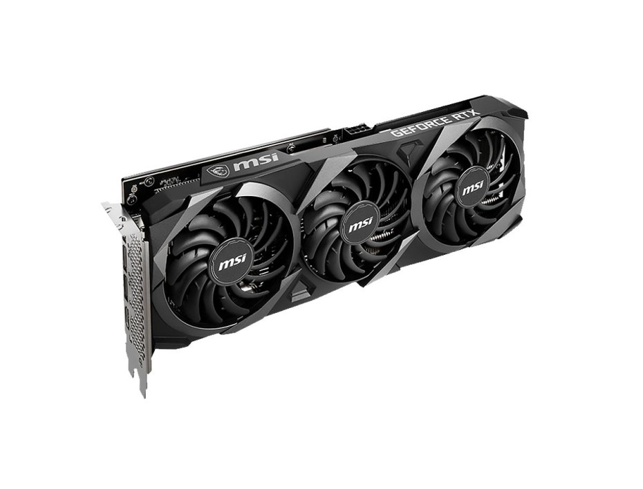 TARJETA DE VIDEO MSI RTX 3060 TI VENTUS 3X OC LHR 8GB GDDR6 (912-V397-246) GEFORCE NVIDIA 256 BITS | 3 VENTILADORES