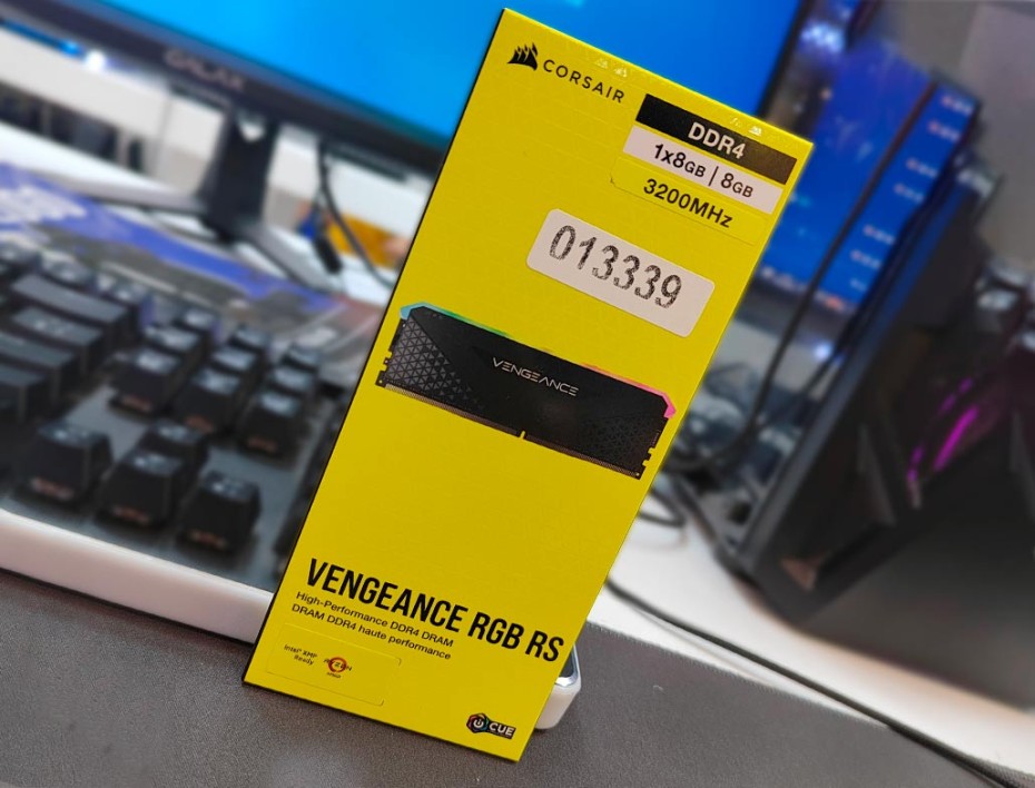 Memoria Ram Corsair Ddr4 8gb Vengeance Rs (cmg8gx4m1e3200c16) 3200 Mhz, Negro, Rgb
