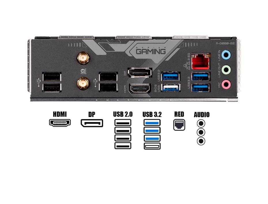 PLACA MADRE GIGABYTE B760M GAMING X AX D4 PARA PROCESADORES INTEL LGA 1700, MEMORIA DDR4 HASTA 128GB BUSS 5333 MHZ (B760M G X AX DDR4)
