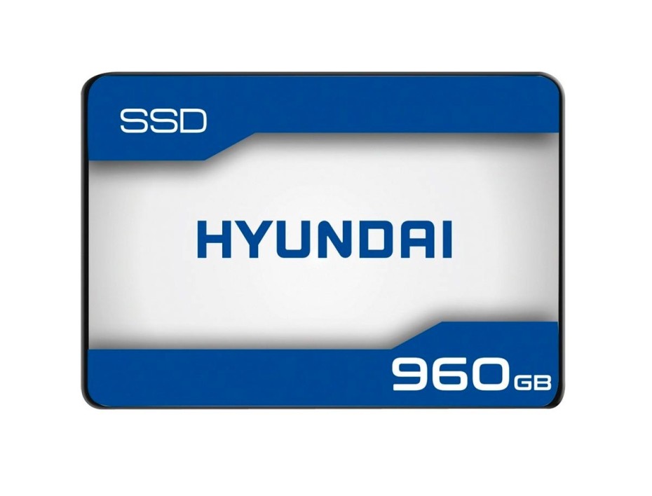 DISCO SOLIDO SSD SATA 2.5 HYUNDAI 960GB BLISTER, UNIDAD DE ALMACENAMIENTO, COMPATIBLE CON LAPTOP Y PC DE ESCRITORIO (C2S3T/960G)
