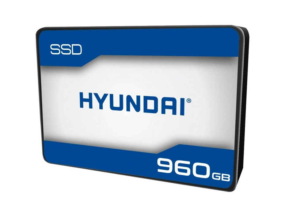DISCO SOLIDO SSD SATA 2.5 HYUNDAI 960GB BLISTER, UNIDAD DE ALMACENAMIENTO, COMPATIBLE CON LAPTOP Y PC DE ESCRITORIO (C2S3T/960G)