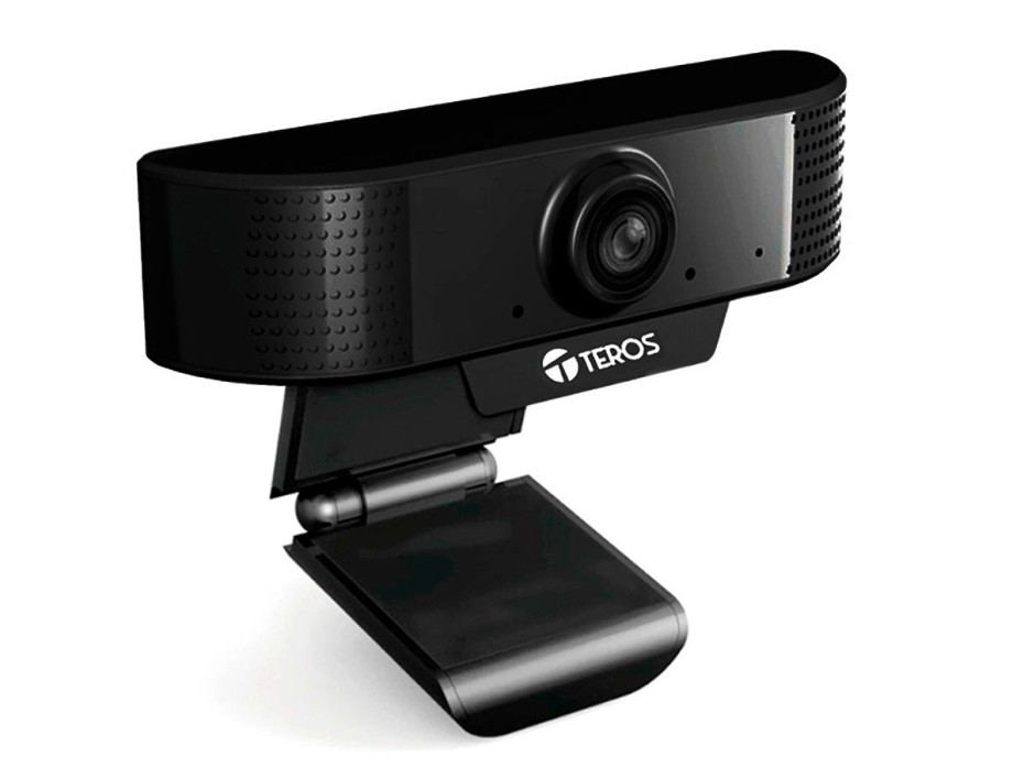 CAMARA WEB TEROS T9070, MICROFONO INCORPORADO, CONEXION USB, RESOLUCION 1280 X 72P, 1 MEGA PIXEL, COLOR NEGRO (TE-9070-MS)