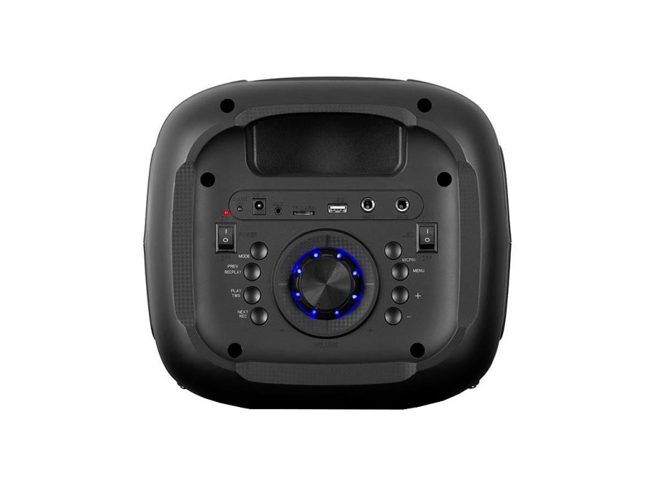PARLANTE MAXTRON CONCORD MX333V, 2 BOCINAS 8 PULGADAS + 1 MICROFONO, CON RGB PUERTO USB, SD, FM, BLUETOOTH, CONTROL REMOTO, 1600W (MX.333V)