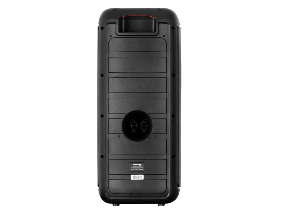 PARLANTE MAXTRON CONCORD MX333V, 2 BOCINAS 8 PULGADAS + 1 MICROFONO, CON RGB PUERTO USB, SD, FM, BLUETOOTH, CONTROL REMOTO, 1600W (MX.333V)