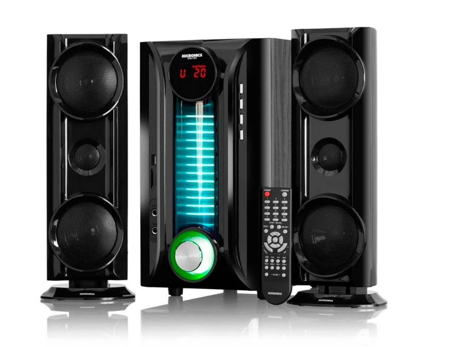 SUBWOOFER MICRONICS SPECTRO MIC S7600BT WATTS | CON RGB | FM+USB+SD+BT ...
