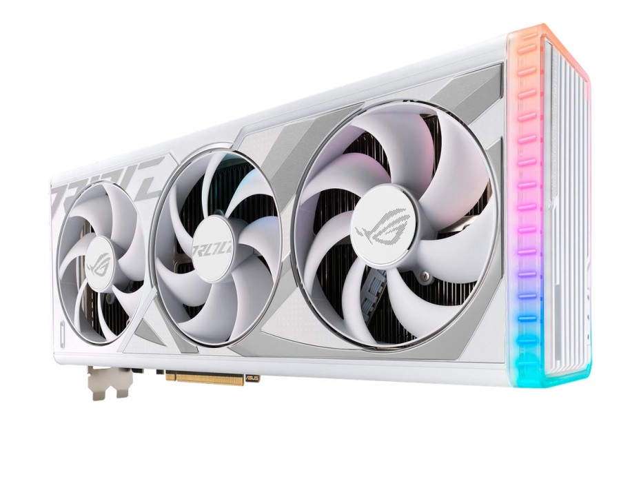 TARJETA DE VIDEO ASUS RTX 4080 16GB GDDR6X GEFORCE NVIDIA ROG STRIX 192 BITS, GRAFICO PARA VIDEOJUEGOS, 3 VENTILADORES (90YV0IC3-M0AA00)