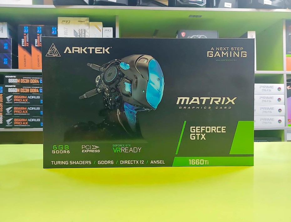 Tarjeta De Video Arktek Geforce Gtx 1660 Ti Matrix 6gb Gddr6 (akn1660tid6s6gh1) Nvidia 192 Bits, 2 Ventiladores