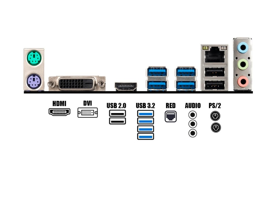 PLACA MADRE MSI A320M-A PRO AM4 ( 911-7C51-012 )
