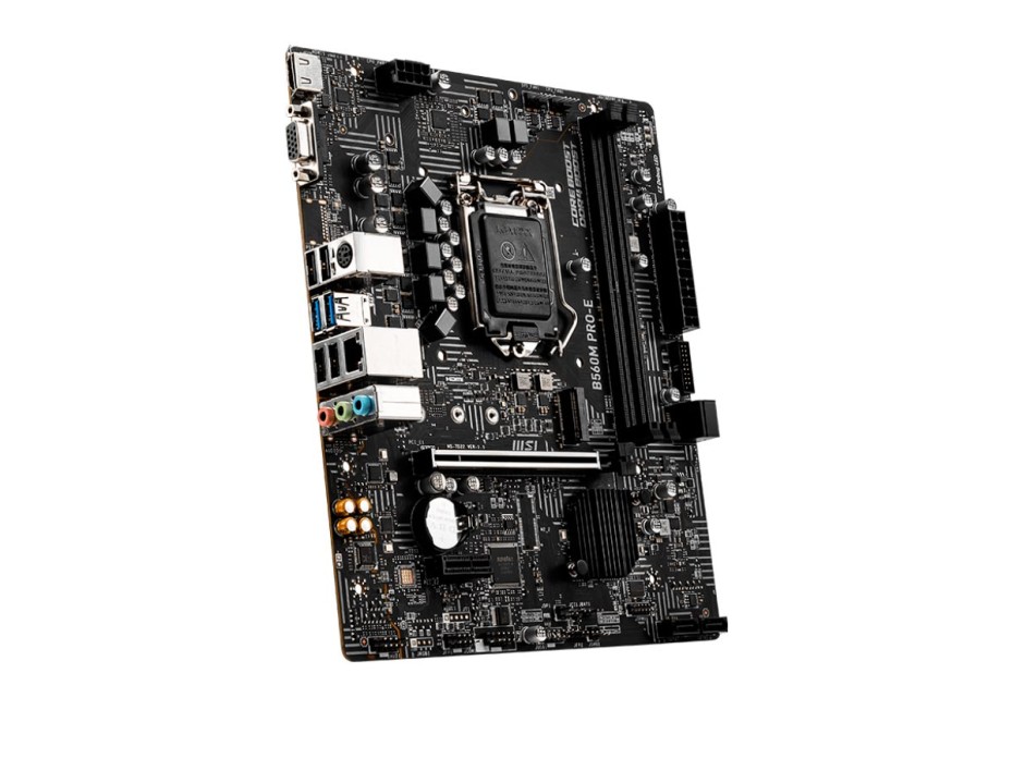 Placa Madre Msi B560m Pro-e (911-7d22-074) Socket Lga 1200, Ram Ddr4 Buss 4800oc Mhz, 11va, 10ma Gen