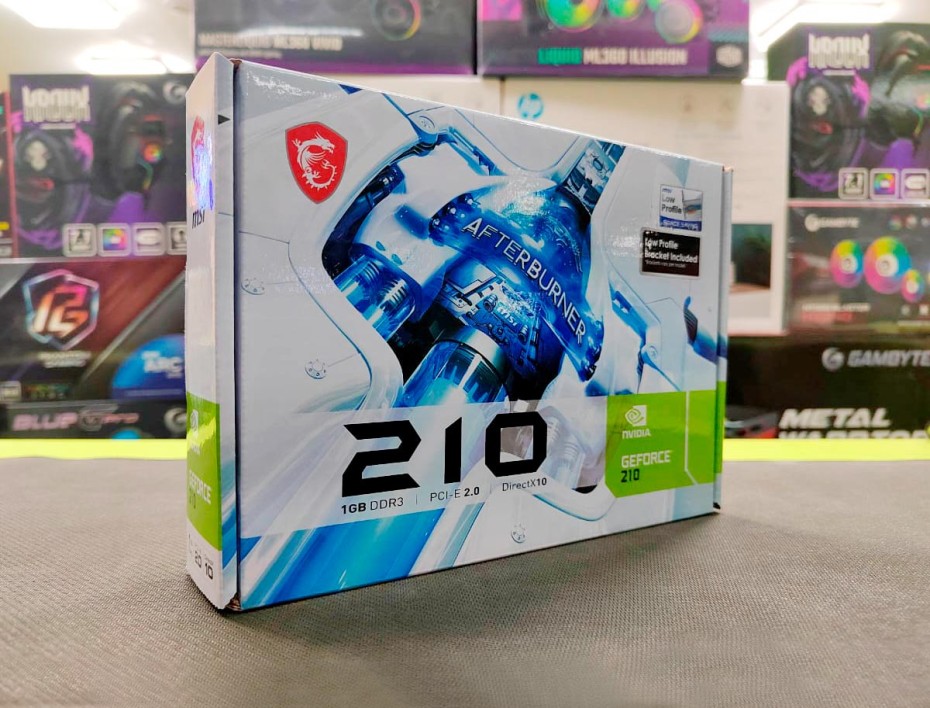 TARJETA DE VIDEO MSI GT 210 1GB DDR3 NVIDIA 64 BITS, 1 VENTILADOR (912-V809-3634)