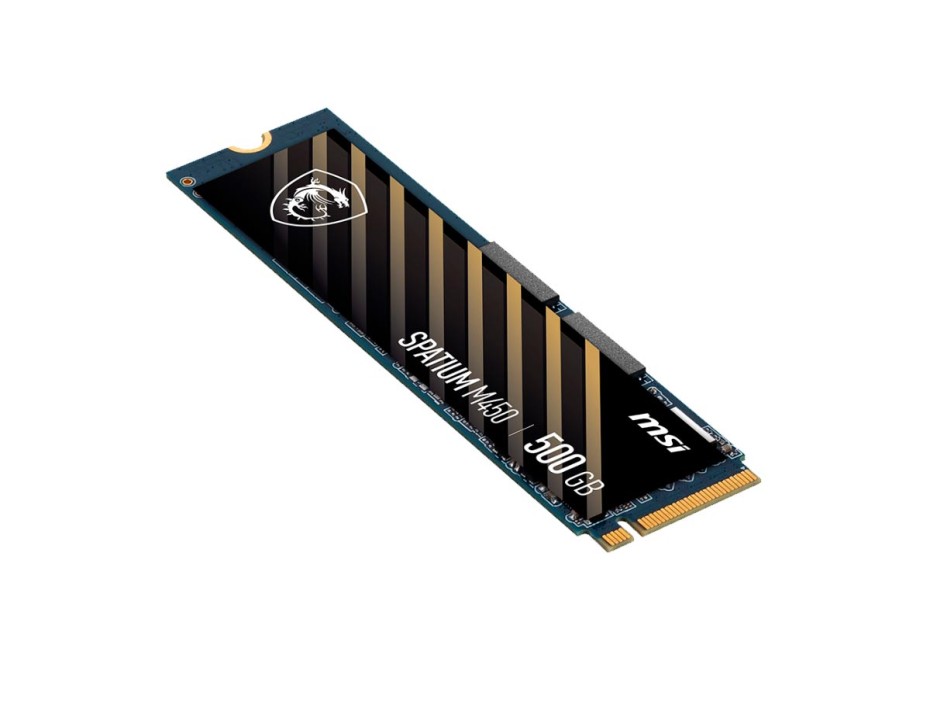 Unidad De Almacenamiento Ssd M.2 Pcie Msi 500gb Nvme Spatium M450, 2280 (sm450n500) 3600mb/s