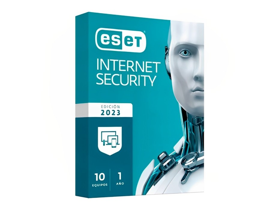 ANTIVIRUS ESET NOD 32 INTERNET SECURITY ( S11020198 ) 2023 | 10 PCS | 14 MESES