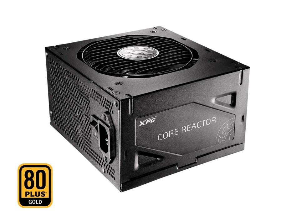 FUENTE DE PODER XPG 850W ATX, GOLD 80 PLUS, CORE REACTOR MODULAR, COLOR NEGRO (COREREACTOR850G)