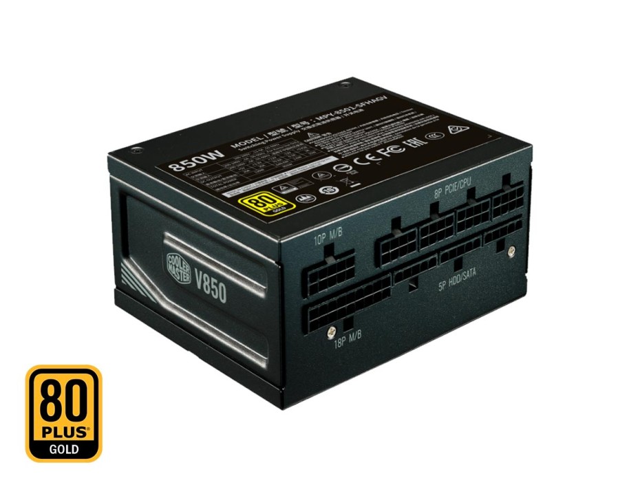 FUENTE COOLER MASTER 850W GOLD, MINI SFX,  MODULAR NEGRO (MPY-8501-SFHAGV-US)