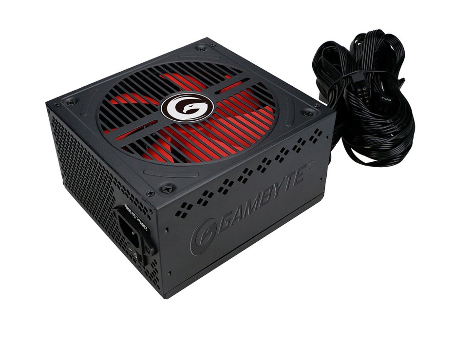 FUENTE DE PODER GAMBYTE 600W B600W (GI-B600W-N) ATX | OEM | NO MODULAR | NEGRO