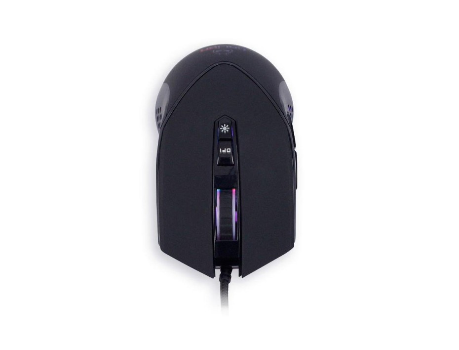MOUSE HALION M913 CORE GAMING, SENSOR HASTA 2400 DPI, ILUMINACION RGB