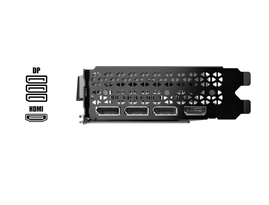 TARJETA DE VIDEO ZOTAC RTX3060 8GB GDDR6 GEFORCE NVIDIA 128 BITS, GRAFICO PARA VIDEO JUEGOS, 2FAN (ZT-A30630E-10M)