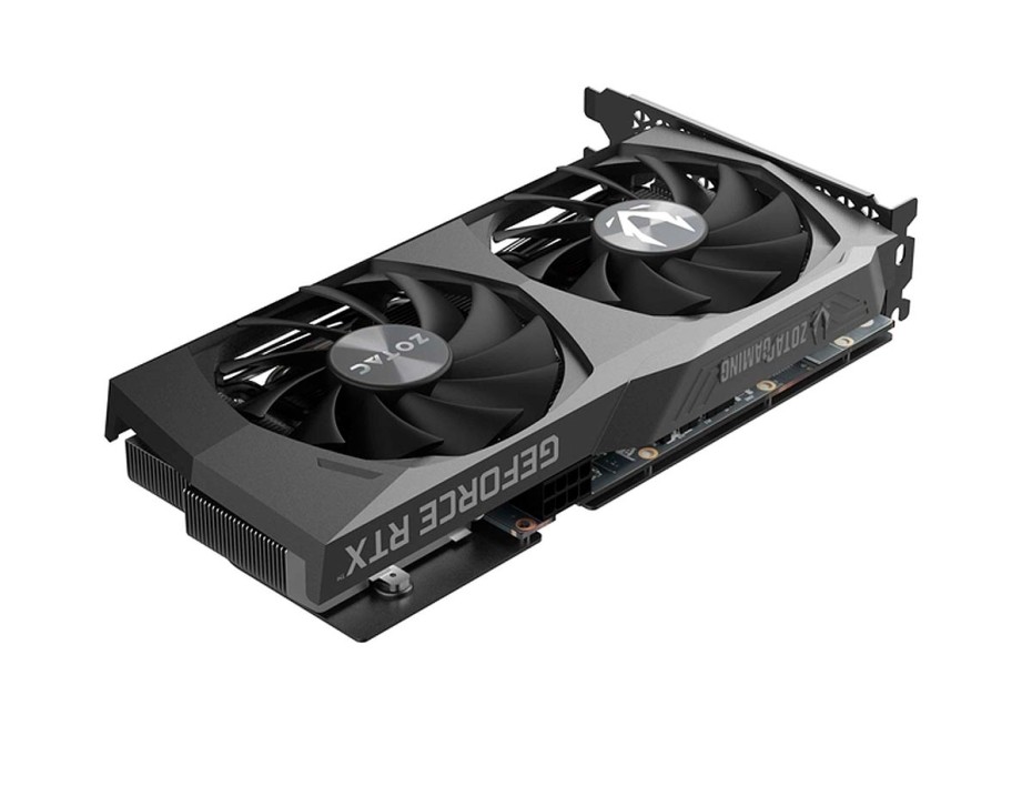 TARJETA DE VIDEO ZOTAC RTX3060 8GB GDDR6 GEFORCE NVIDIA 128 BITS, GRAFICO PARA VIDEO JUEGOS, 2FAN (ZT-A30630E-10M)