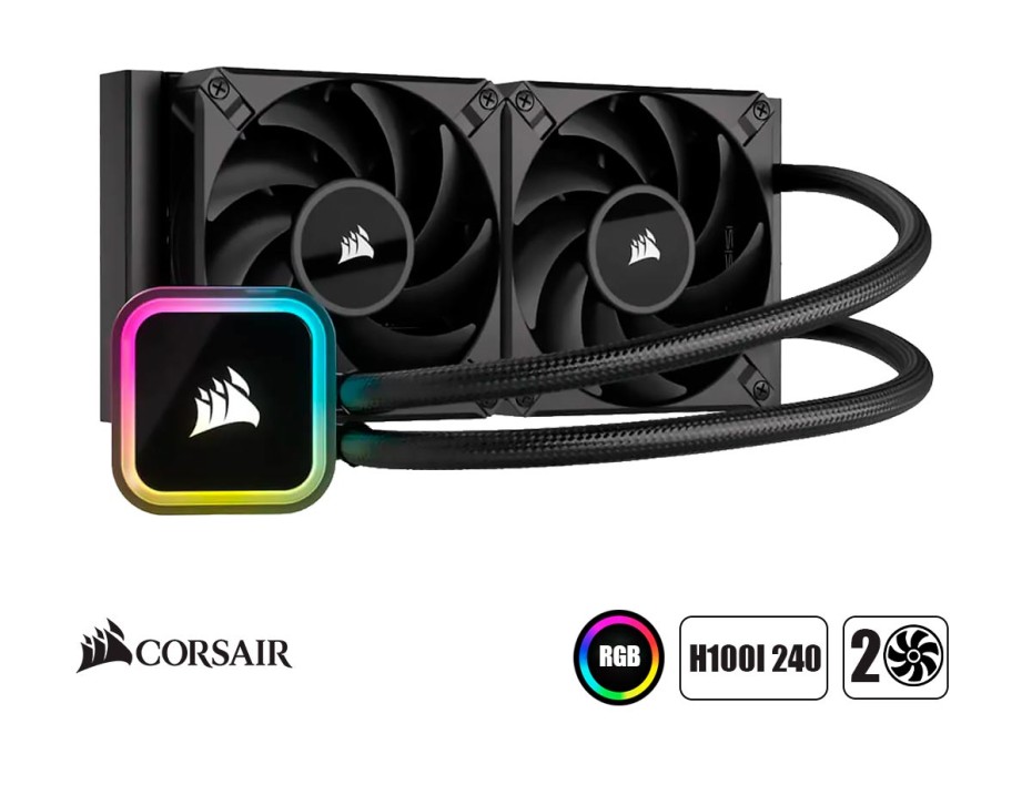 SISTEMA DE ENFRIAMIENTO LIQUIDO CORSAIR ICUE H100I RGB ELITE (CW-9060058-WW)
