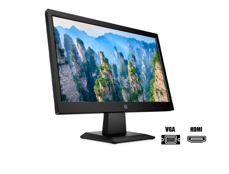 MONITOR HP 19 PULGADAS V19E, PANEL TN, PUERTO 1 HDMI 1 VGA, 5 MS, RESOLUCION 1366 X 768 (V19E)