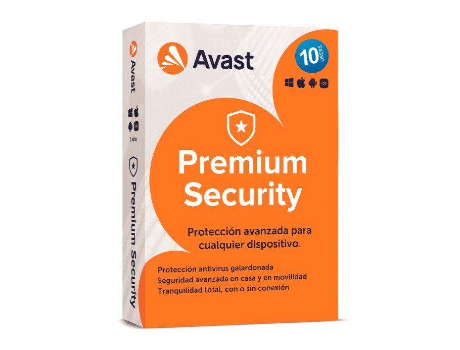 Antivirus Avast Premium Security (7153210) 10pc | 12 Meses