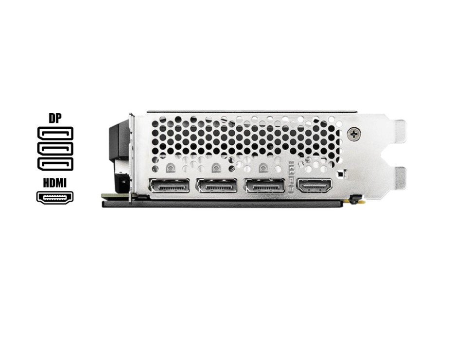 TARJETA DE VIDEO MSI VENTUS 3X LHR RTX 3060 TI OC 8GB GDDR6 GEFORCE NVIDIA 256 BITS, GRAFICO PARA VIDEOJUEGOS, 3 VENTILADORES (912-V397-246)