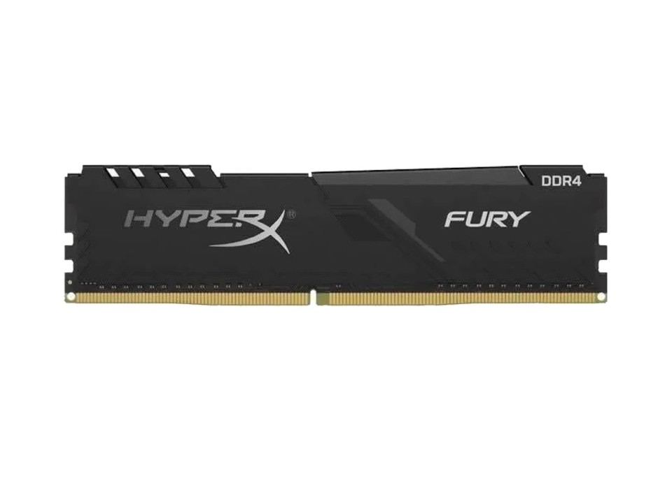 MEMORIA RAM HYPERX DDR4 4GB, FRECUENCIA 2666 MHZ, FURY NEGRO, PARA PC DE ESCRITORIO ( HX426C16FB3/4 )