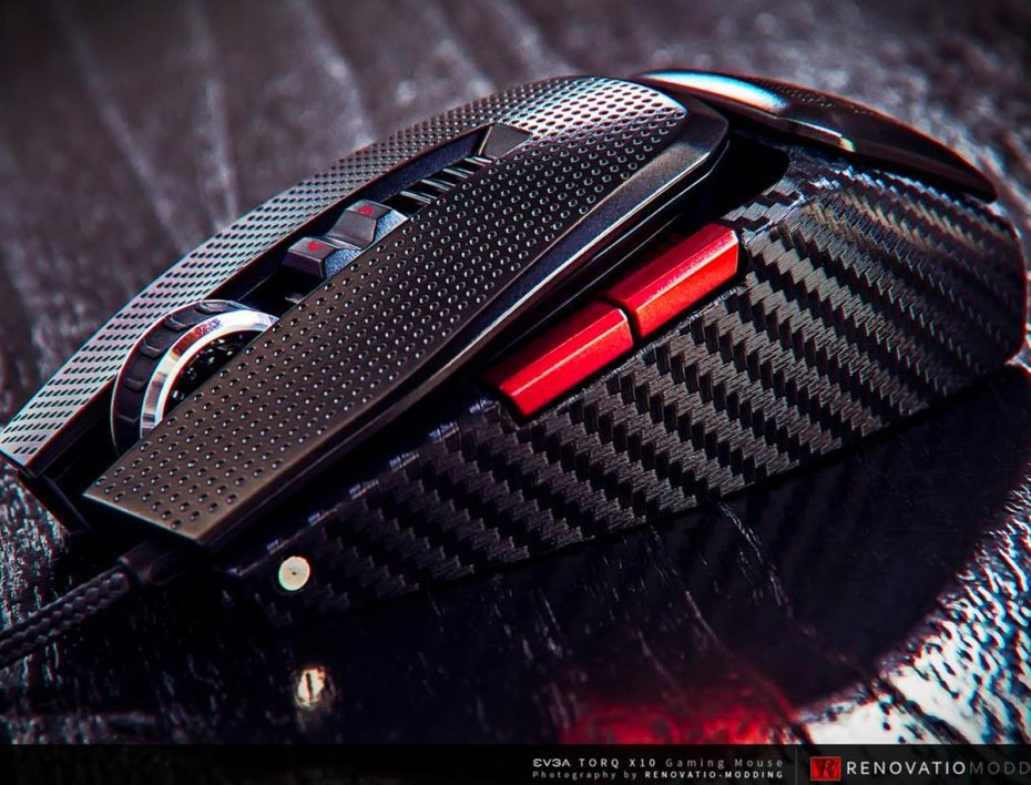 MOUSE EVGA GAMING TORO X10 CARBON ABSOLUTE CONTROL (901-X1-1102-KR)