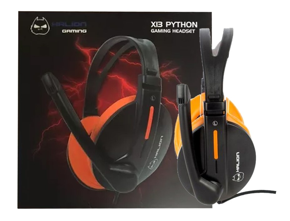 AURICULAR HALION X13 PYTHON, CON MICROFONO, CONEXION A CABLE, CONTROL ...