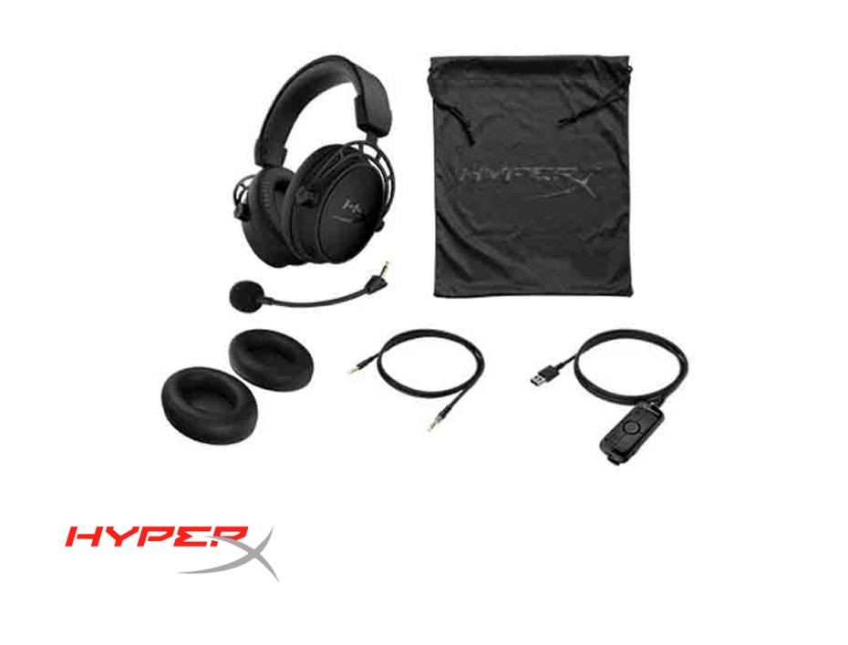 AURICULAR HYPERX CLOUD ALPHA S GAMING, CON MICROFONO, CONEXION MINI JACK 3.5 MM, CONTROL DE VOLUMEN, ALMOHADILLAS SUAVES, COLOR NEGRO (HX-HSCAS-BK/WW)