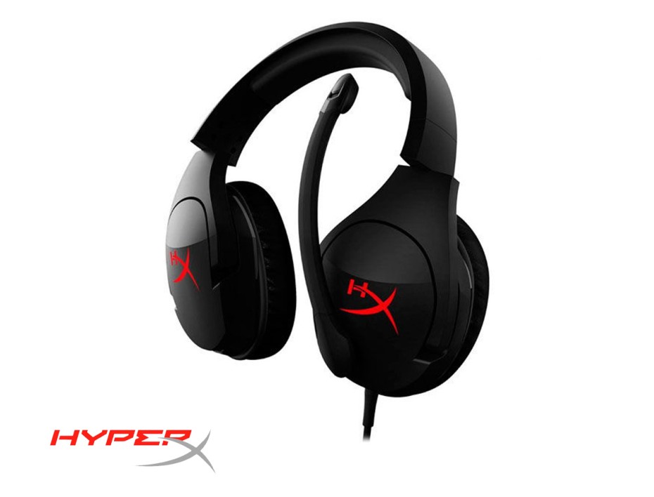 AURICULAR HYPERX CLOUD STINGER, CON MICROFONO, CONEXION MINI JACK 3.5 MM, CONTROL DE VOLUMEN, ALMOHADILLAS SUAVES, COLOR NEGRO (HX-HSCS-BK/NA-SS)