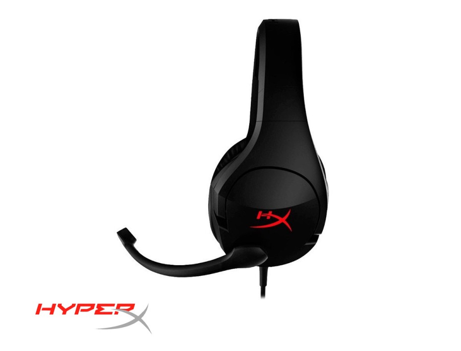 AURICULAR HYPERX CLOUD STINGER, CON MICROFONO, CONEXION MINI JACK 3.5 MM, CONTROL DE VOLUMEN, ALMOHADILLAS SUAVES, COLOR NEGRO (HX-HSCS-BK/NA-SS)