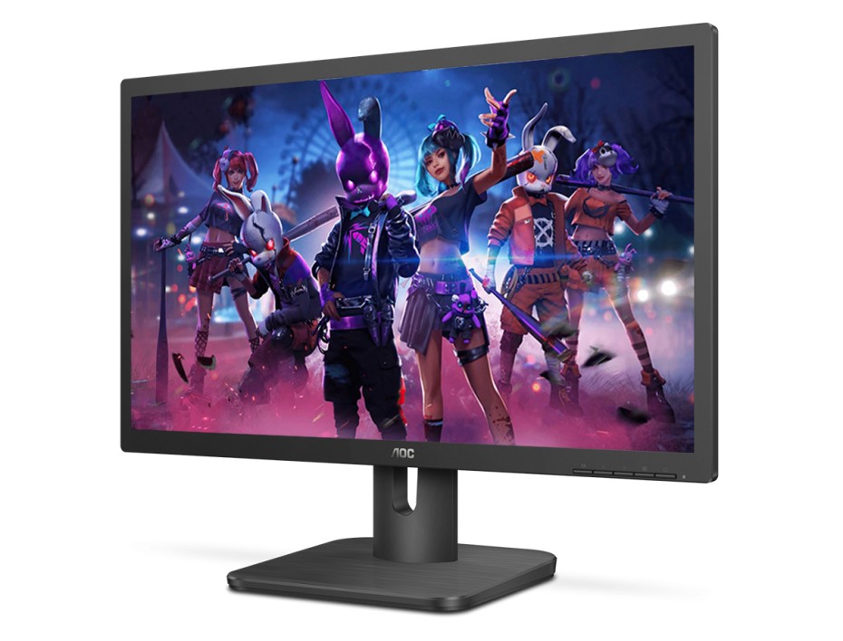 MONITOR AOC 21.5 PULGADAS, 22E1H, TN. LED PLANO, PUERTO HDMI  D-SUB 6, 5MS, 60HZ, RESOLUCION 1920X1080 16:9, VESA, (22E1H)