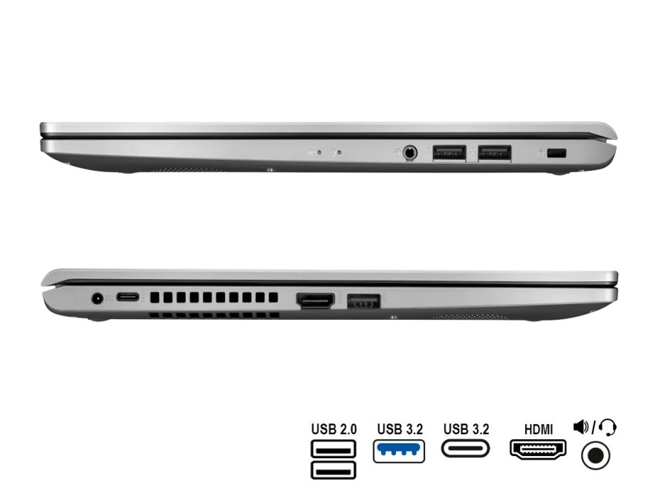 LAPTOP ASUS CORE I3 1115G4, X515EA-BR3274 PANTALLA 15.6 PULGADAS FHD, RAM 8GB, DISCO SOLIDO SSD 256GB, WINDOWS FREE (X515EA-BR3274)