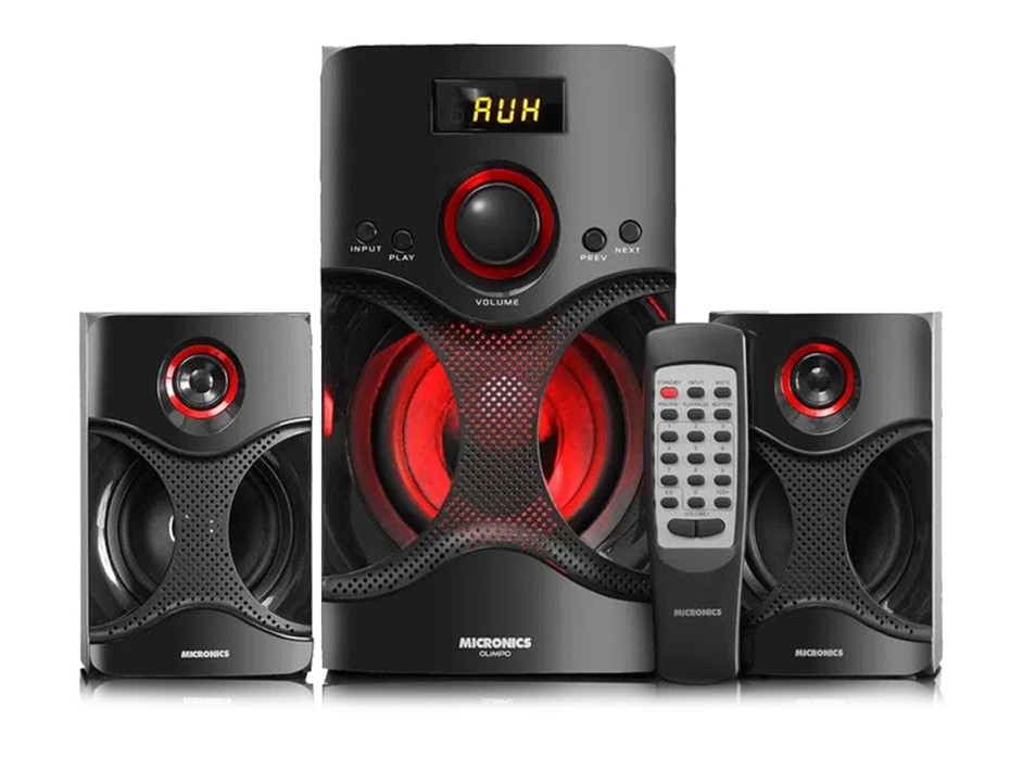 Subwoofer Micronics Olimpo S7072b 70 Watts | Usb+sd+fm Con Control Con Iluminacion  Led (mic S7072bt)