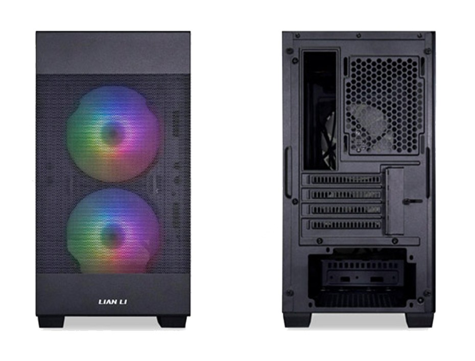 CASE LIAN LI LANCOOL 205M MESH SIN FUENTE, CON PANEL LATERAL DE VIDRIO TEMPLADO, SALIDA DE AUDIO, 2 PUERTOS USB, COLOR NEGRO (LANCOOL 205M MESH-B )