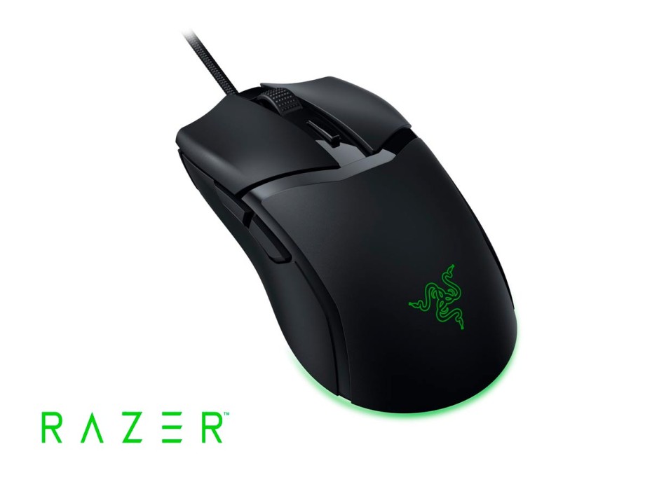 MOUSE RAZER COBRA GAMING, COBRA CHROMA RGB LIGHTWEIGHT, HASTA 8500 DPI CON RECEPTOR USB DISEÑO ERGONOMICO 8 BOTONES NEGRO ( RZ01-04650100-R3M1)