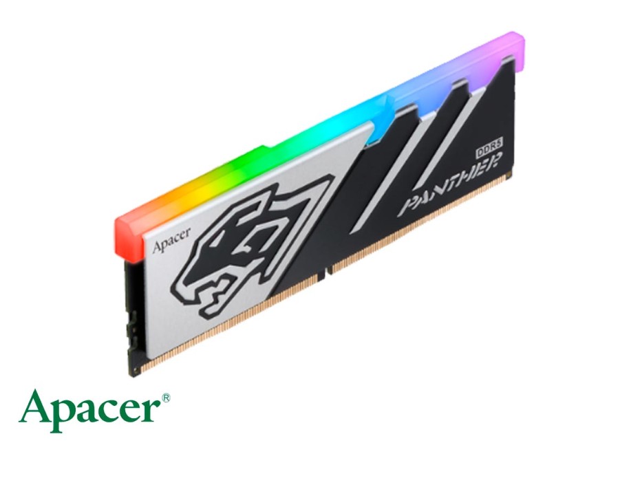 MEMORIA RAM APACER DDR5 32GB, FRECUENCIA 5200 MHZ, RGB, PANTHER DDR5, PARA PC DE ESCRITORIO ( AH5U32G52C5229BAA-1 )