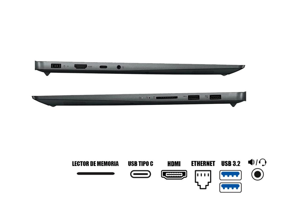 LAPTOP LENOVO IDEAPAD 5 PRO 16ARH7, 16" 2.5K IPS, AMD RYZEN 7 6800HS 3.2 / 4.7GHZ / 8C, 16GB DDR5-6400 SSD M.2 512GB, RADEON 680M, W11 (82SN008XLM)