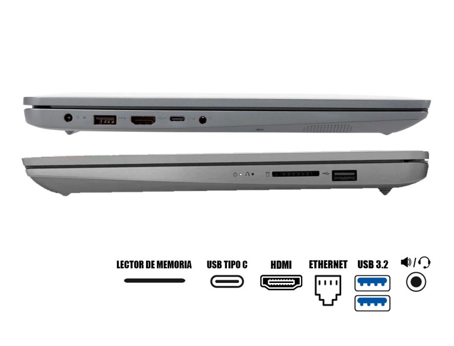 LAPTOP LENOVO IDEAPAD 3 15ITL6 15.6 PULGADAS FHD TN CORE I7-1165G7 2.8/4.7GHZ, RAM 12GB DDR4-3200MHZ, SSD M.2 512GB, S/S (82H8039CLM)