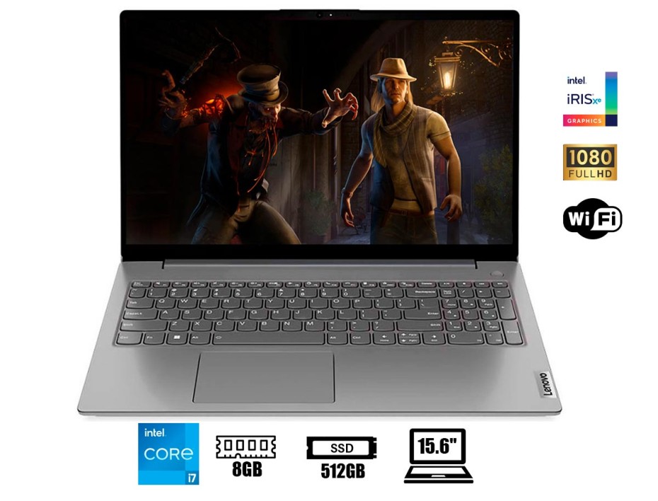 LAPTOP LENOVO V15 G3 IAP 15.6" FHD TN, CORE I7-1255U 1.70 / 4.70GHZ, 8GB DDR4-3200MHZ, RAM 8GB DDR4-3200, SSD M.2 512GB, S/S (82TT00D1LM)
