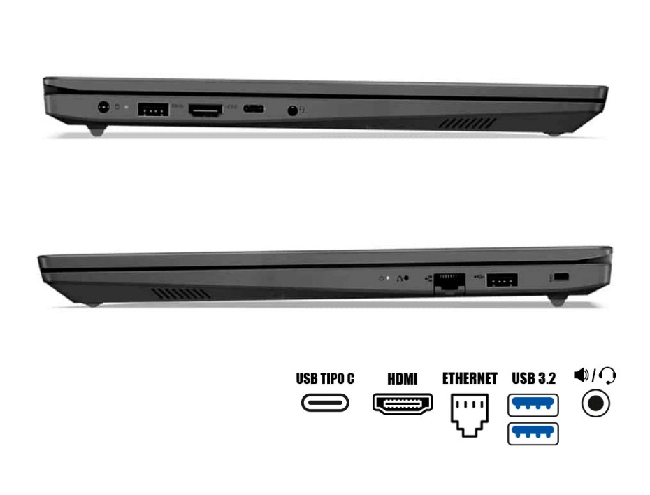 LAPTOP LENOVO V15 G3 IAP 15.6" FHD TN, CORE I7-1255U 1.70 / 4.70GHZ, RAM 16GB DDR4-3200MHZ, SSD M.2 512GB, S/S (82TT00D0LM)