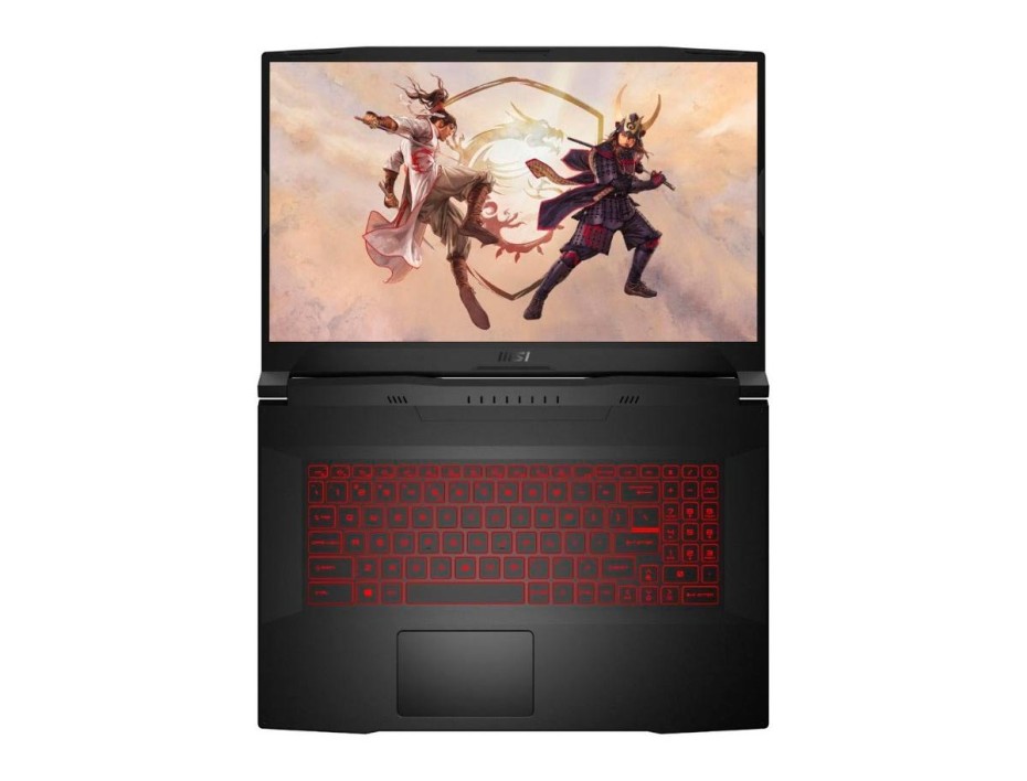 LAPTOP MSI KATANA GF76 GAMING CORE I7-11800H, SSD 512GB, RAM 16GB, 17.3" FHD 144HZ WIN10,  RTX 3050TI 4GB, BLACK BACKLIT KEYBOARD (GF76001)
