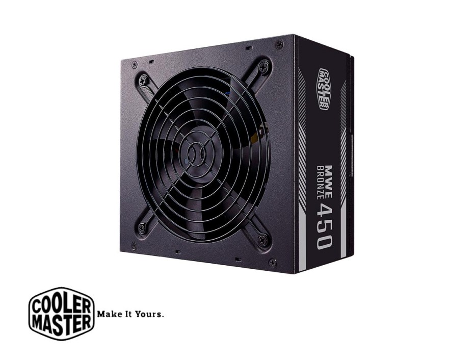 FUENTE DE PODER COOLER MASTER 450W BRONZE 80 PLUS, NWE 450 V2, COLOR NEGRO (MPE-4501-ACAAB-US)