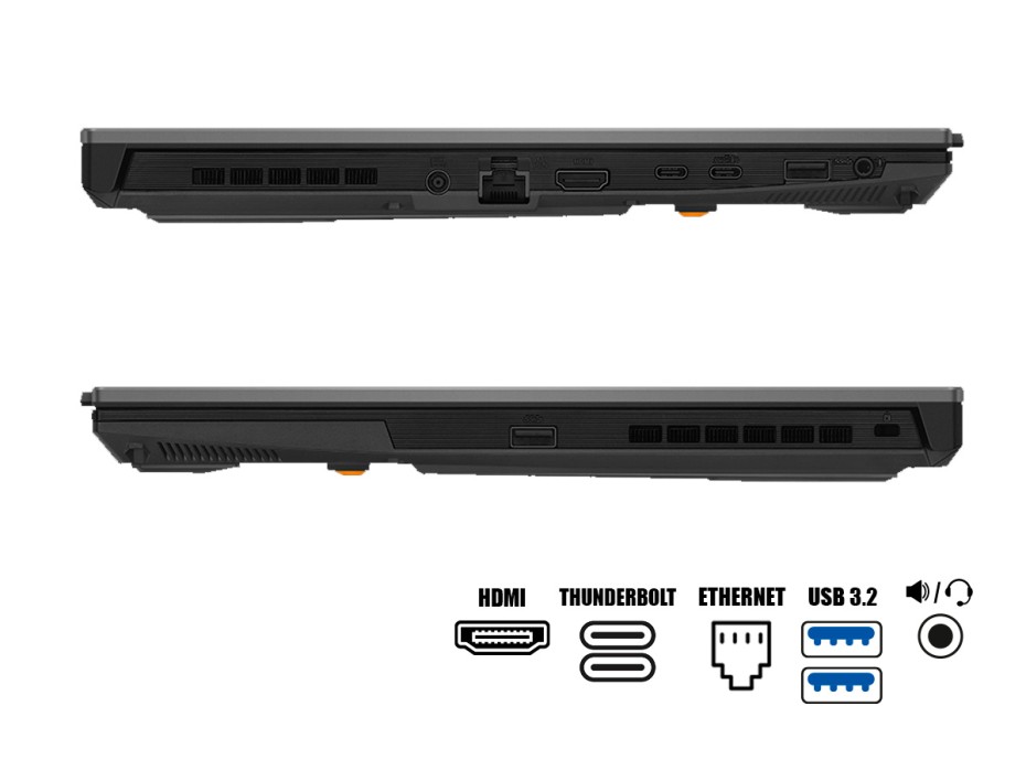 LAPTOP ASUS TUF A15 FA507NU-DS74 RYZEN 7 7735HS, 15.6" FHD, SSD 1TB, RAM 16GB, RTX 4050 6GB, 144HZ, WIN11, MECHA GRAY (FA507NU-DS74)