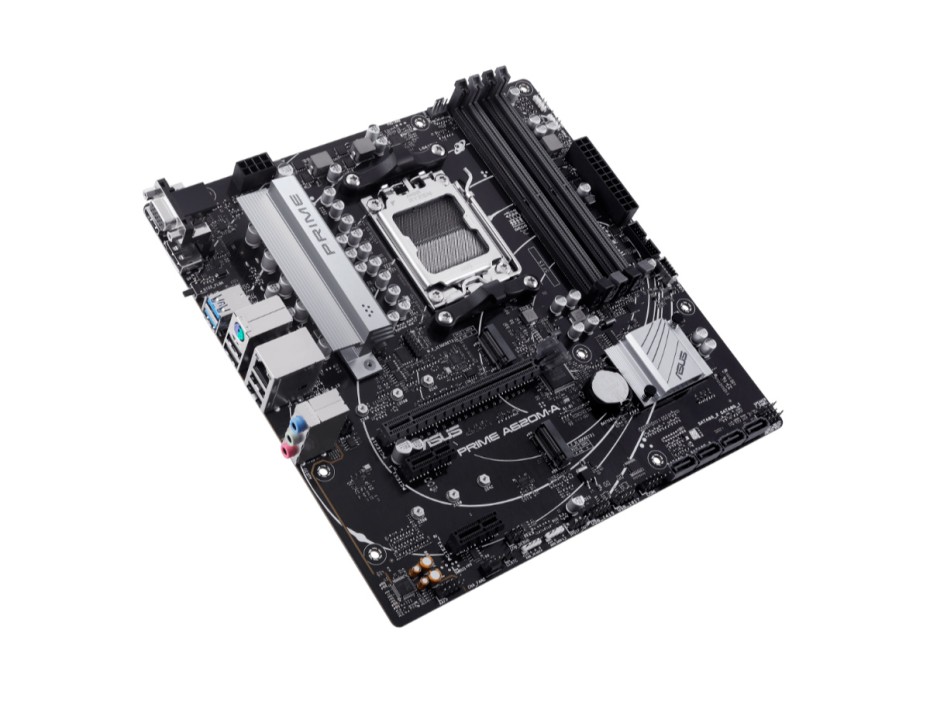 PLACA MADRE ASUS PRIME A620M-A-CSM, PARA PROCESADORES AMD RYZEN AM5, 4 RANURAS DE MEMORIA DDR5 (PRIME A620M-A-CSM)